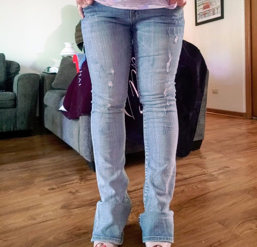 Miss Me brand mid rise boot cut jeans